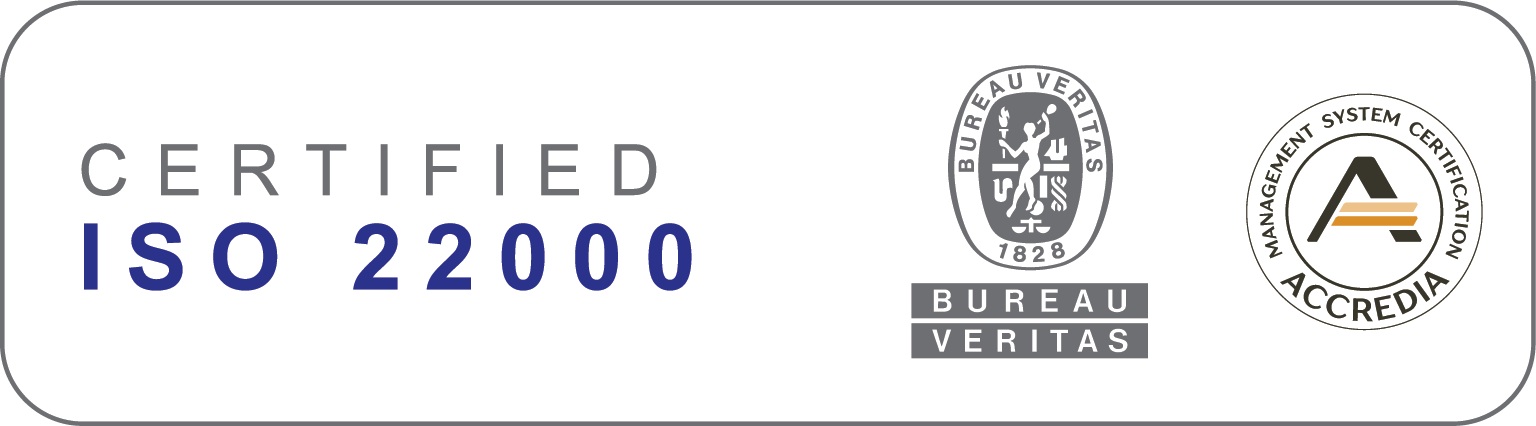 BVCER with Accredia ISO 22000